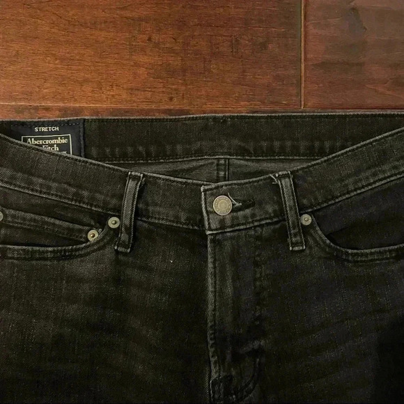 Abercrombie & Fitch Jeans w/ Distressed Bottom - Picture 2 of 6